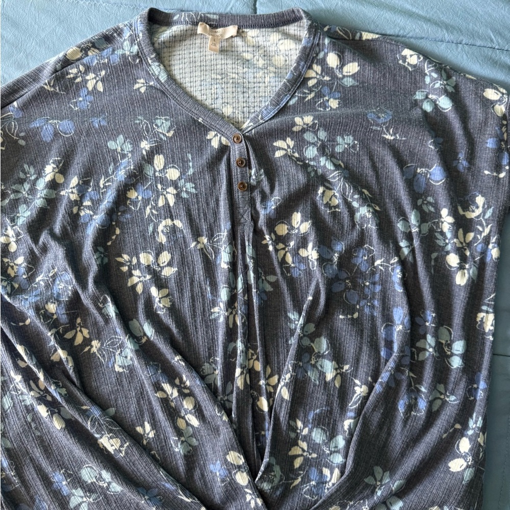 Como Vintage Floral Top